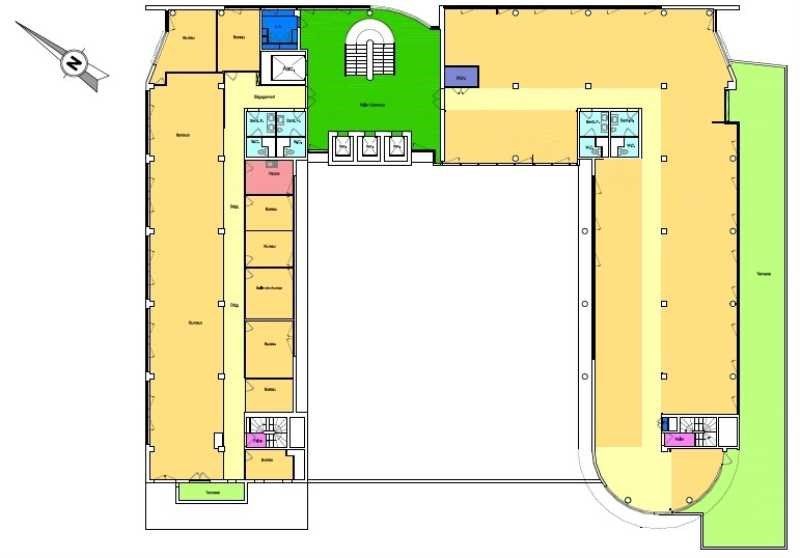 Location bureaux 3223 m² divisibles à partir de 400 m²