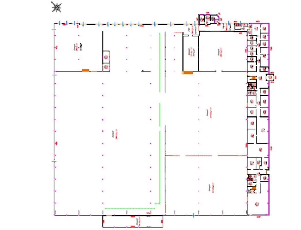 Location entrepots 6713 m² non divisibles