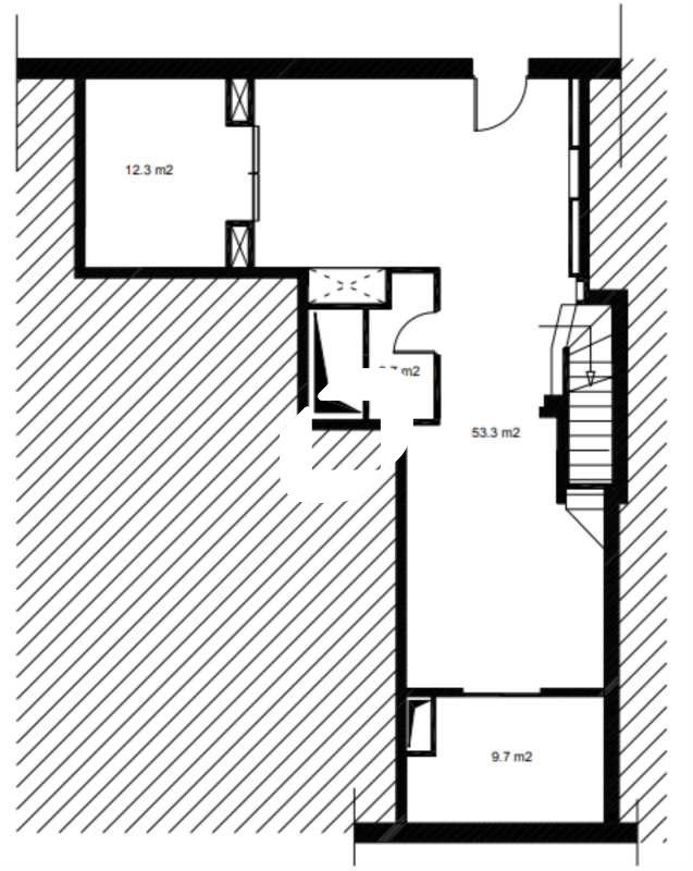 Vente bureaux 187 m² non divisibles