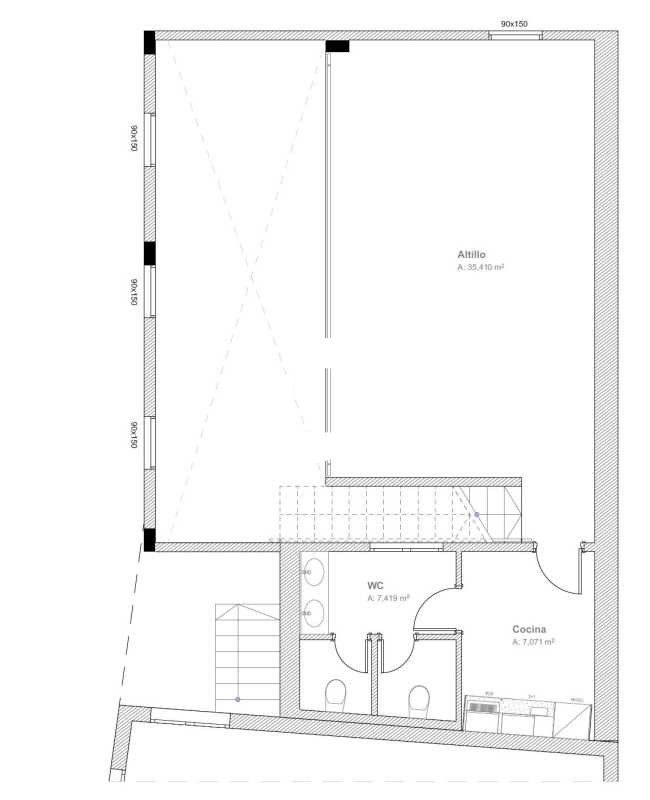 Vente bureaux 407 m² non divisibles
