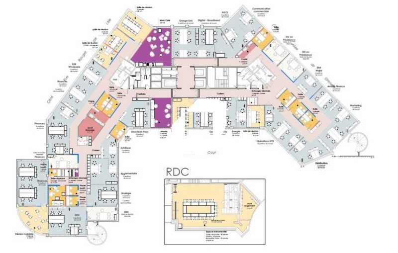 Location bureaux 3017 m² divisibles à partir de 116 m²
