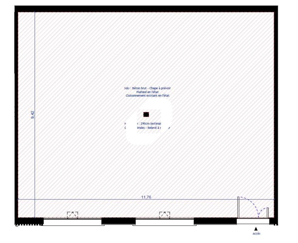 Location bureaux 402 m² divisibles à partir de 85 m²