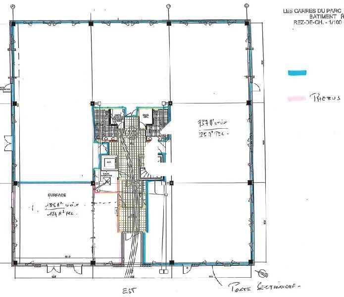 Location bureaux 1688 m² divisibles à partir de 120 m²