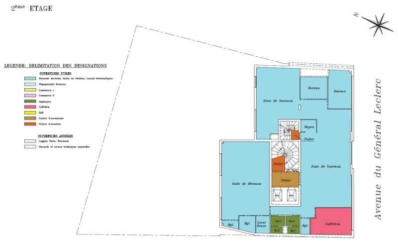Location bureaux 766 m² divisibles à partir de 254 m²