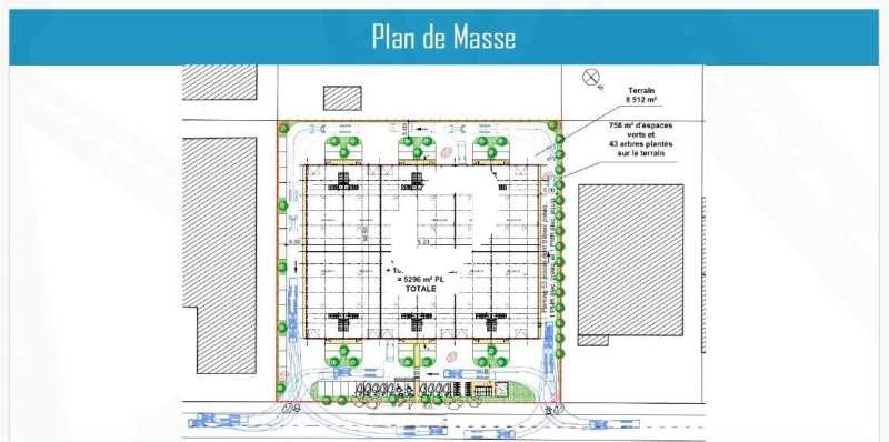 Vente entrepots 5296 m² divisibles à partir de 421 m²