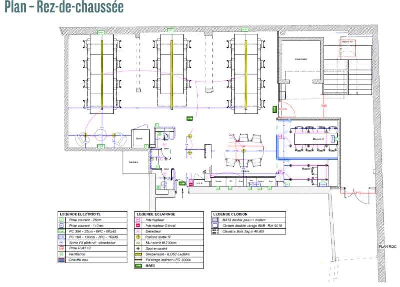 Vente bureaux 120 m² non divisibles