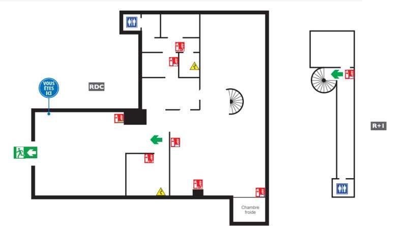 Location bureaux 287 m² non divisibles