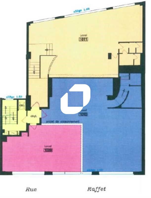 Location bureaux 112 m² non divisibles