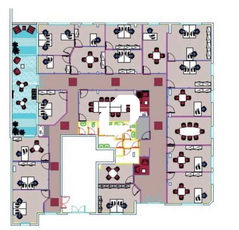 Location bureaux 520 m² divisibles à partir de 200 m²