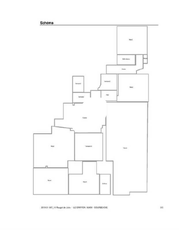 Vente bureaux 326 m² non divisibles