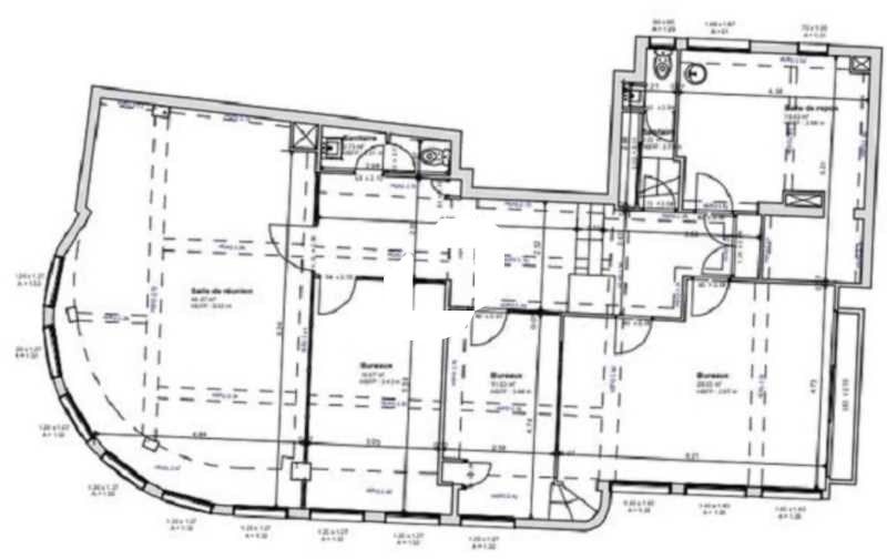 Vente bureaux 150 m² non divisibles
