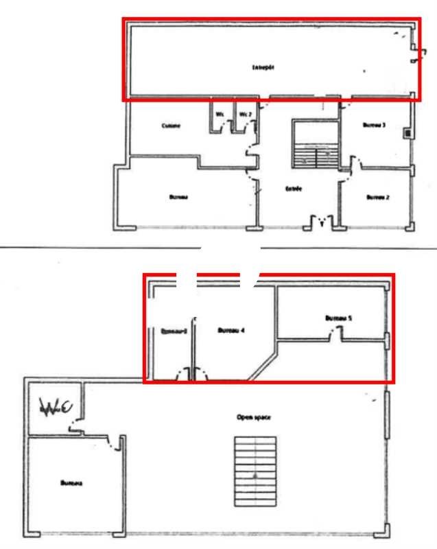 Vente entrepots 161 m² non divisibles