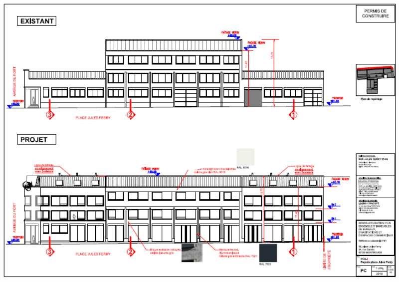 Location bureaux 2467 m² divisibles à partir de 121 m²