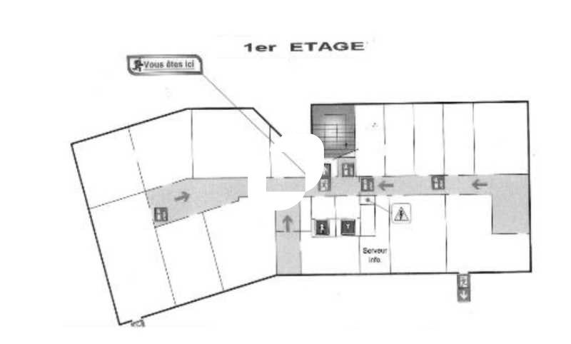 Location bureaux 484 m² non divisibles
