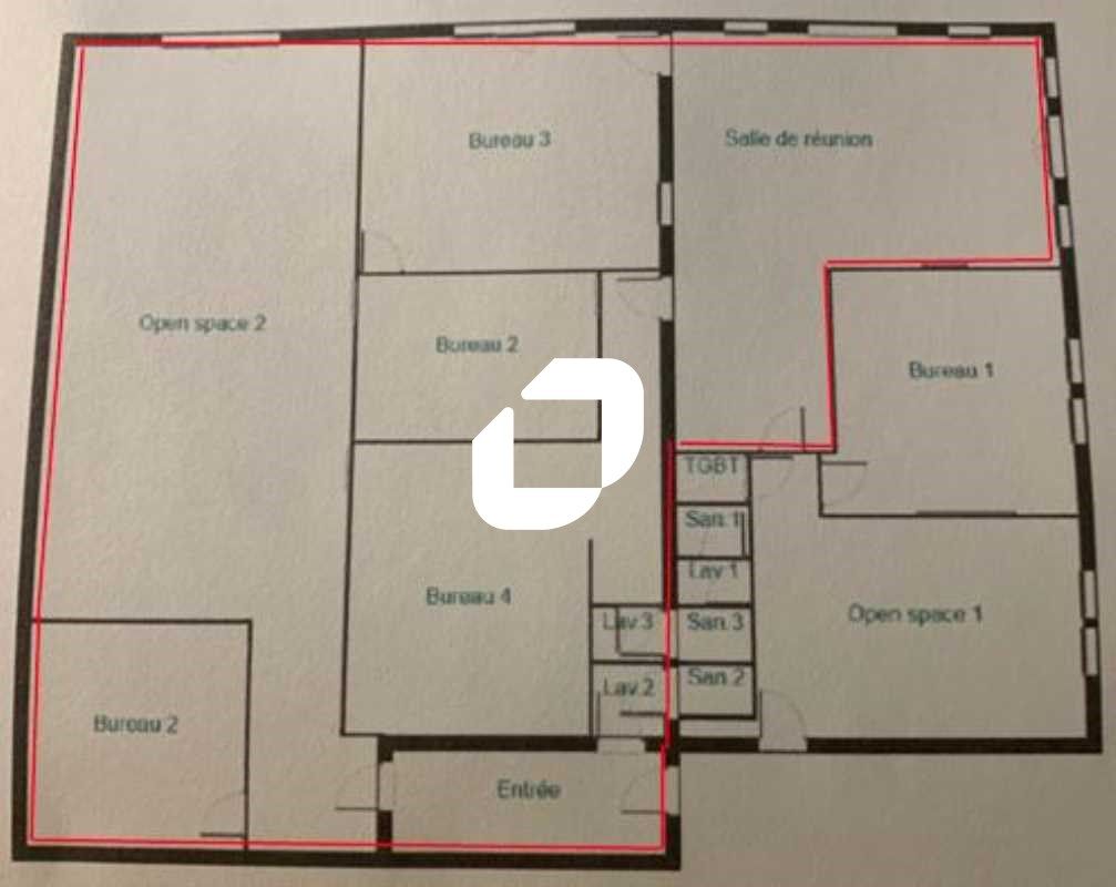 Location bureaux 240 m² divisibles à partir de 115 m²