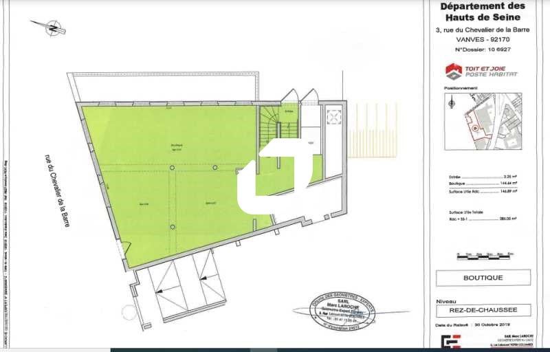 Location bureaux 285 m² non divisibles