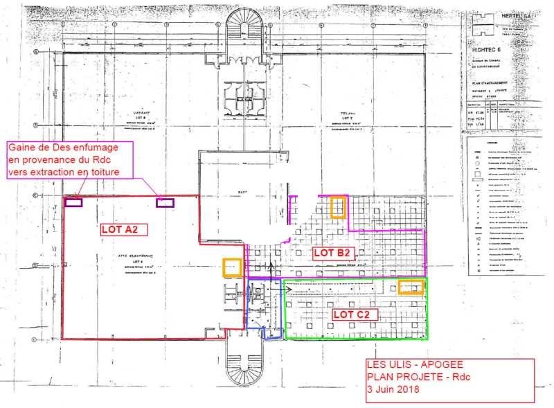 Location entrepots 644 m² non divisibles