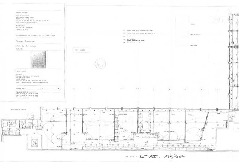 Location bureaux 409 m² divisibles à partir de 172 m²