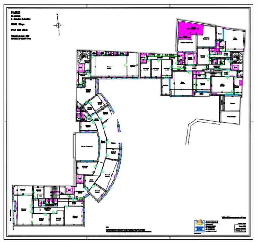 Location bureaux 340 m² divisibles à partir de 136 m²