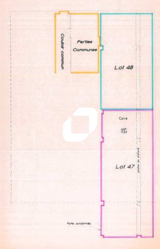 Vente bureaux 166 m² non divisibles