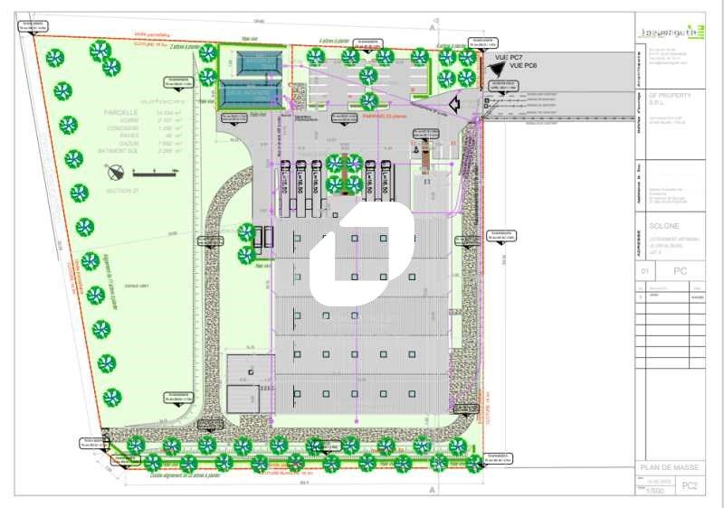 Vente entrepots 3615 m² non divisibles
