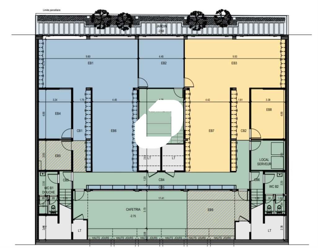 Location bureaux 471 m² non divisibles