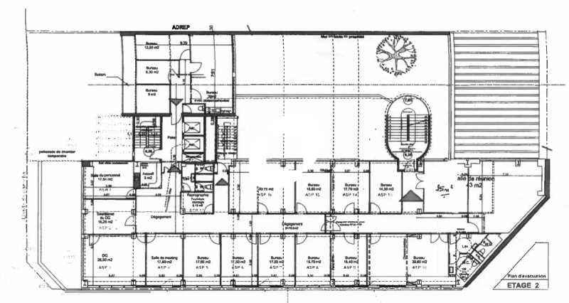Location bureaux 56 m² non divisibles