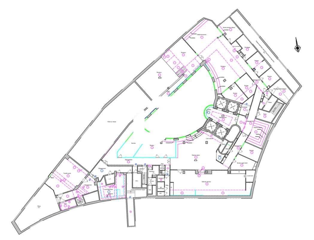 Location bureaux 2803 m² divisibles à partir de 842 m²