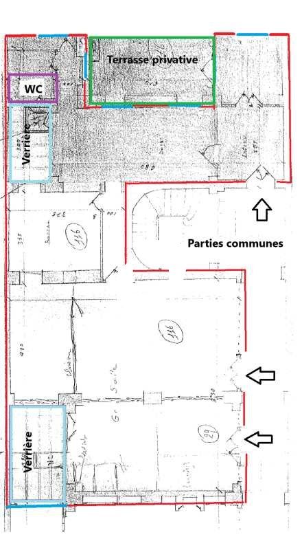 Vente bureaux 206 m² non divisibles