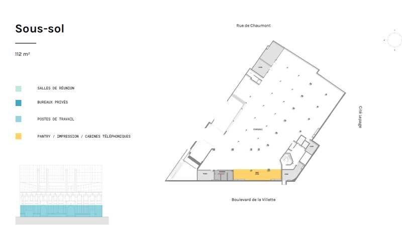 Location bureaux 2664 m² divisibles à partir de 850 m²