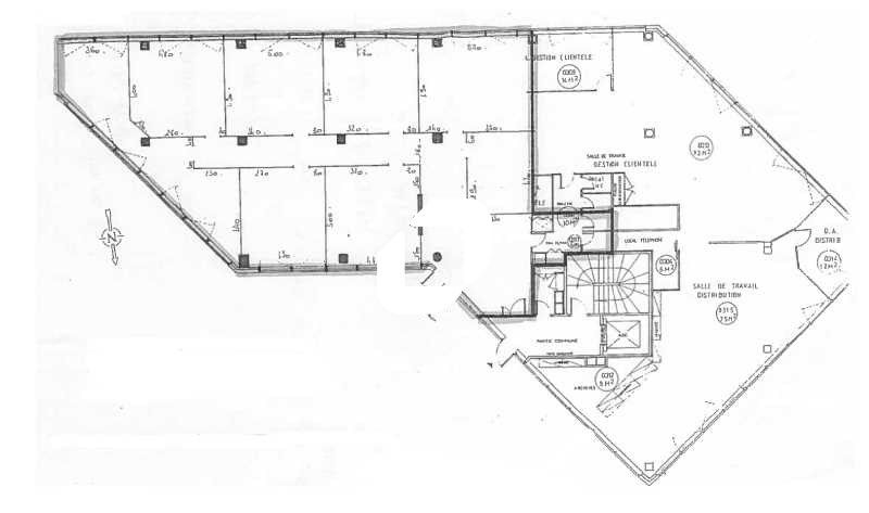 Vente bureaux 250 m² non divisibles