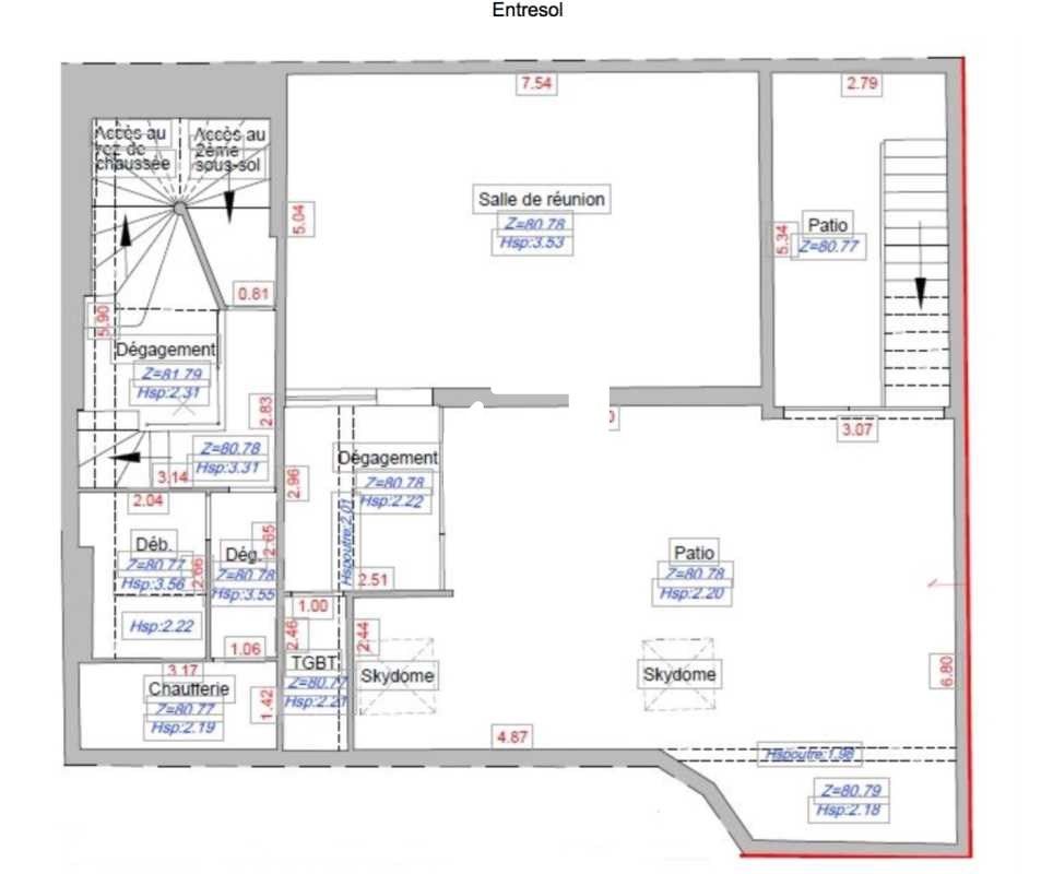 Location bureaux 469 m² divisibles à partir de 141 m²