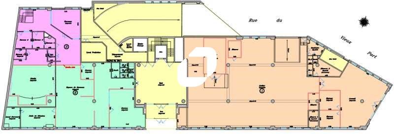 Location bureaux 1022 m² divisibles à partir de 424 m²