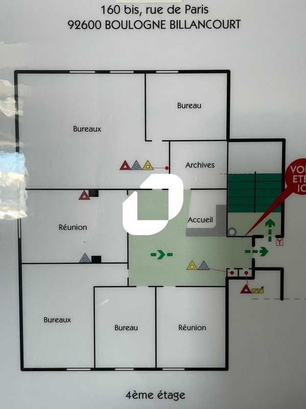 Location bureaux 389 m² divisibles à partir de 189 m²