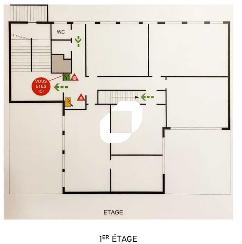 Location bureaux 561 m² non divisibles