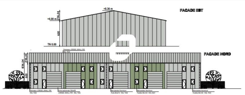 Location entrepots 1051 m² divisibles à partir de 201 m²