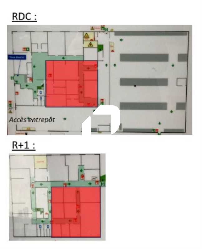 Location entrepots 2380 m² non divisibles