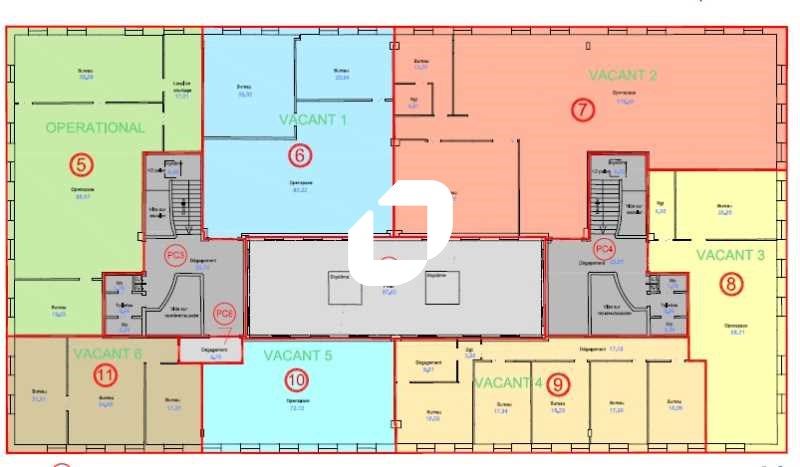 Location bureaux 504 m² divisibles à partir de 78 m²