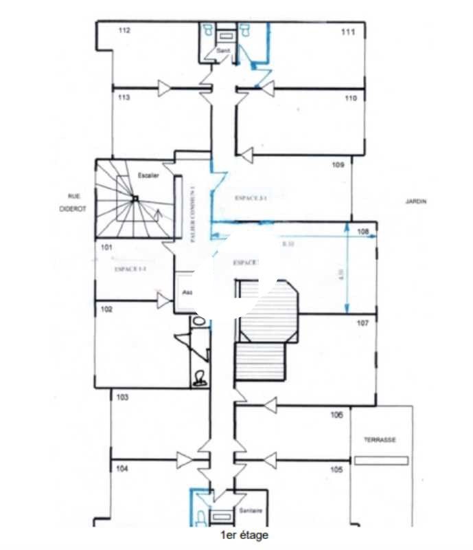 Location bureaux 287 m² divisibles à partir de 31 m²