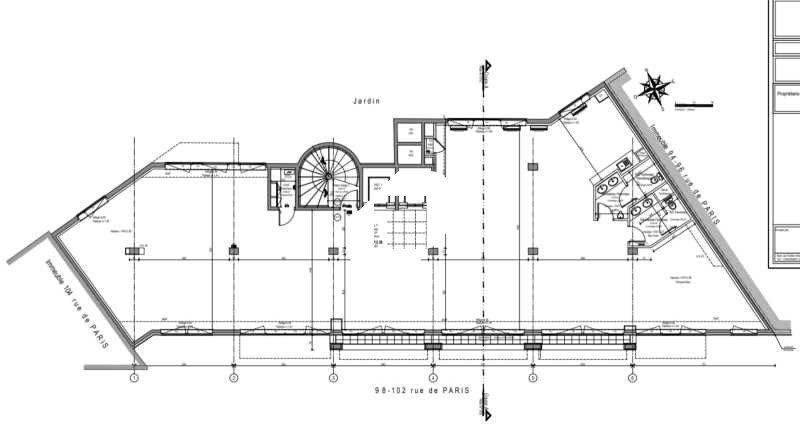 Location bureaux 318 m² non divisibles
