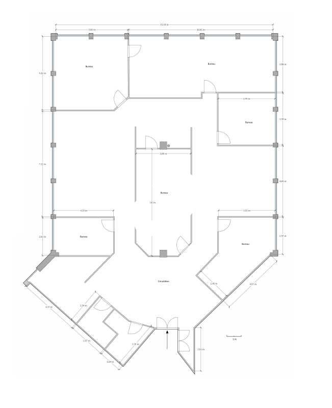 Location bureaux 329 m² non divisibles