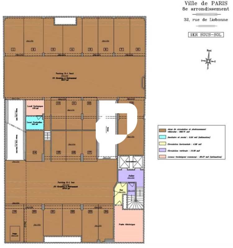 Location bureaux 3070 m² divisibles à partir de 283 m²