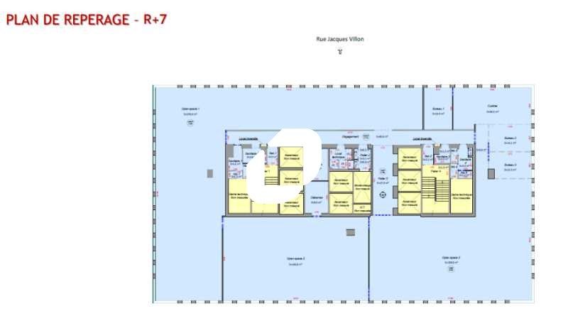 Vente bureaux 810 m² non divisibles