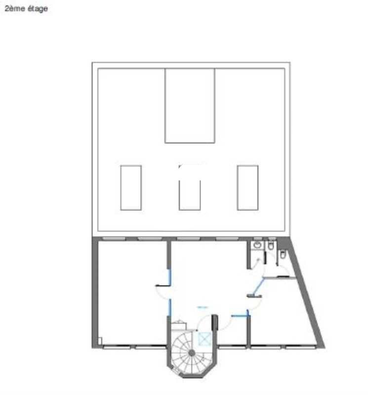 Location bureaux 416 m² non divisibles