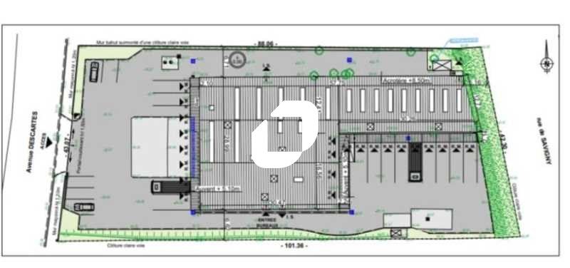Location entrepots 1650 m² non divisibles