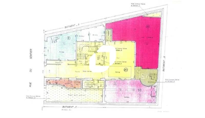 Location bureaux 288 m² non divisibles