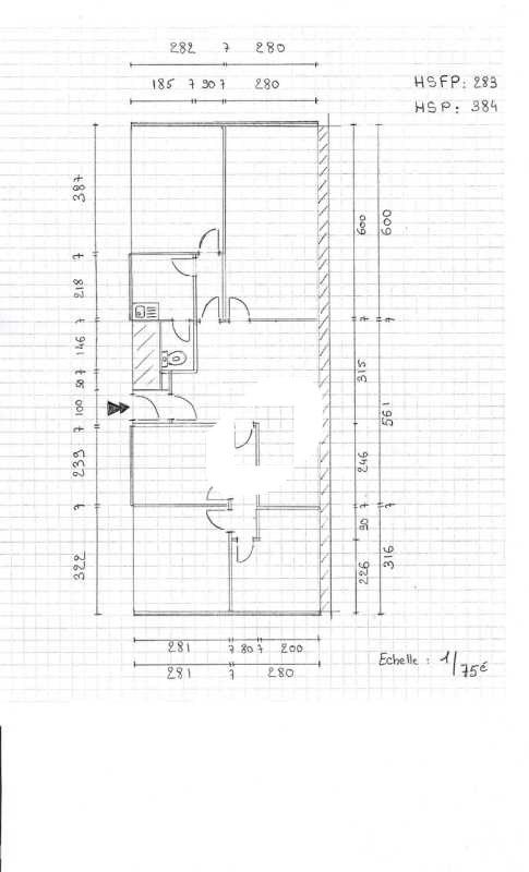 Location bureaux 80 m² non divisibles