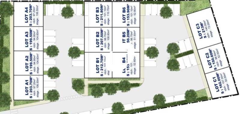 Vente entrepots 416 m² divisibles à partir de 208 m²