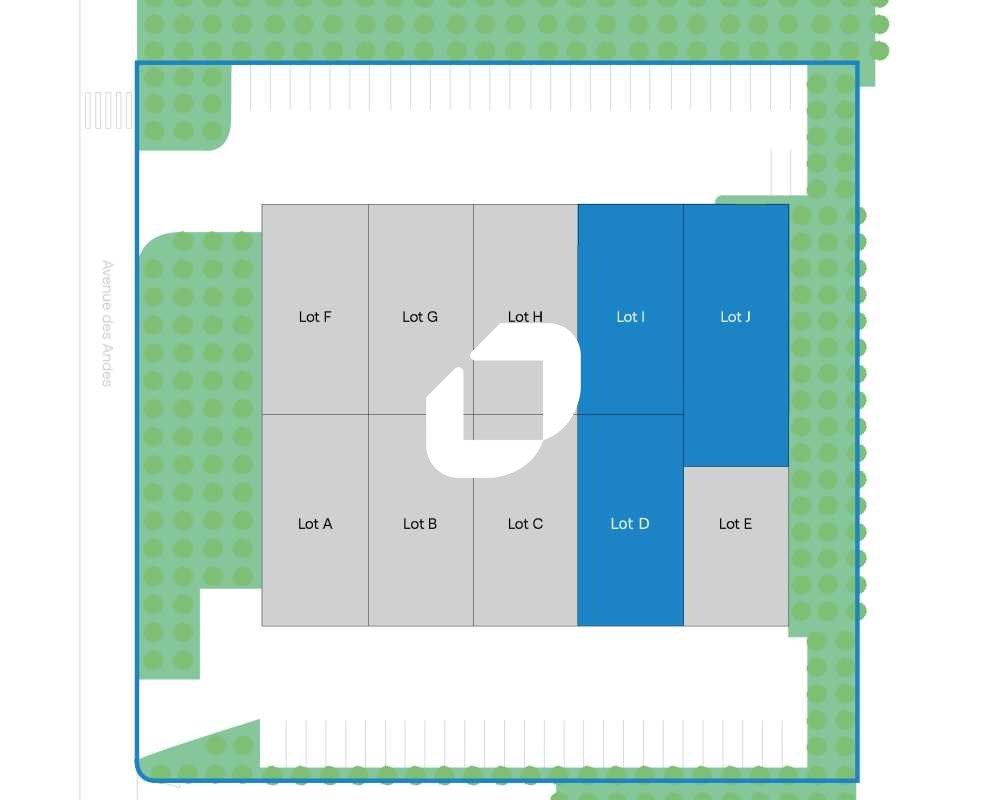 Location entrepots 1046 m² divisibles à partir de 344 m²