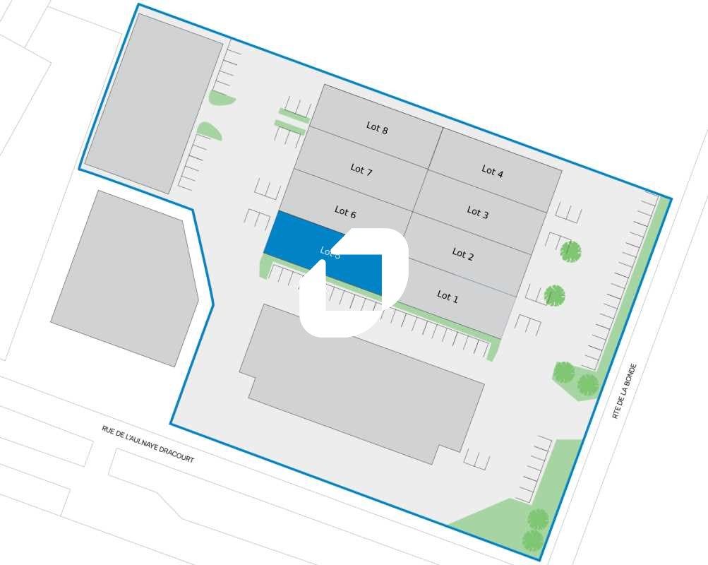 Location entrepots 410 m² non divisibles